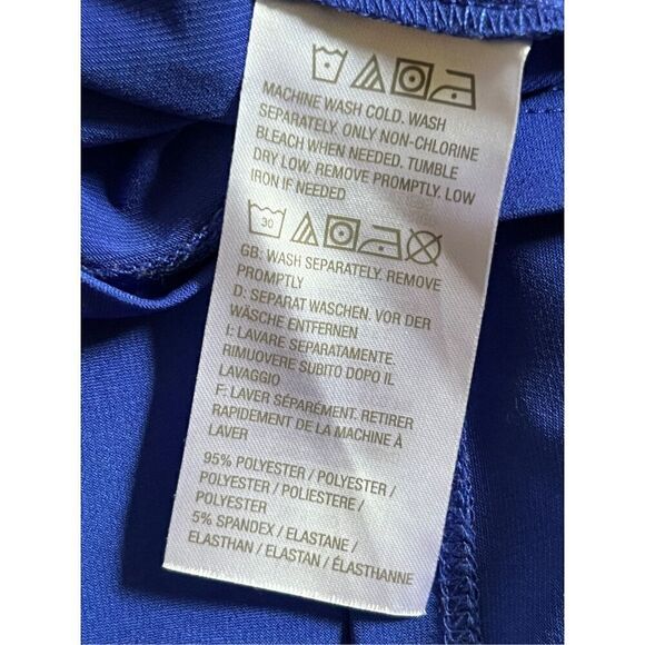 Susan Graver Sleeveless Blue Dress size 2X - Picture 6 of 6